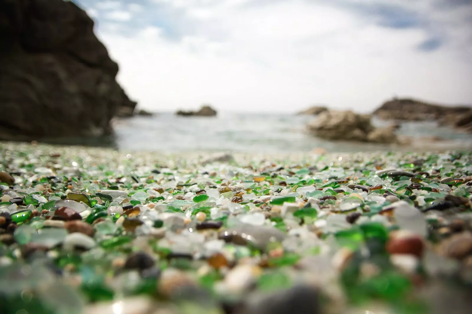 Sejarah pantai kristal Laxe di A Coruña