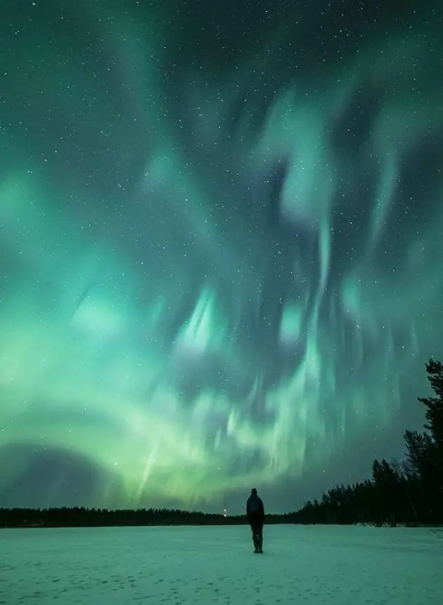 Finnland a seng Nordliichter an 10 schéin Fotoen