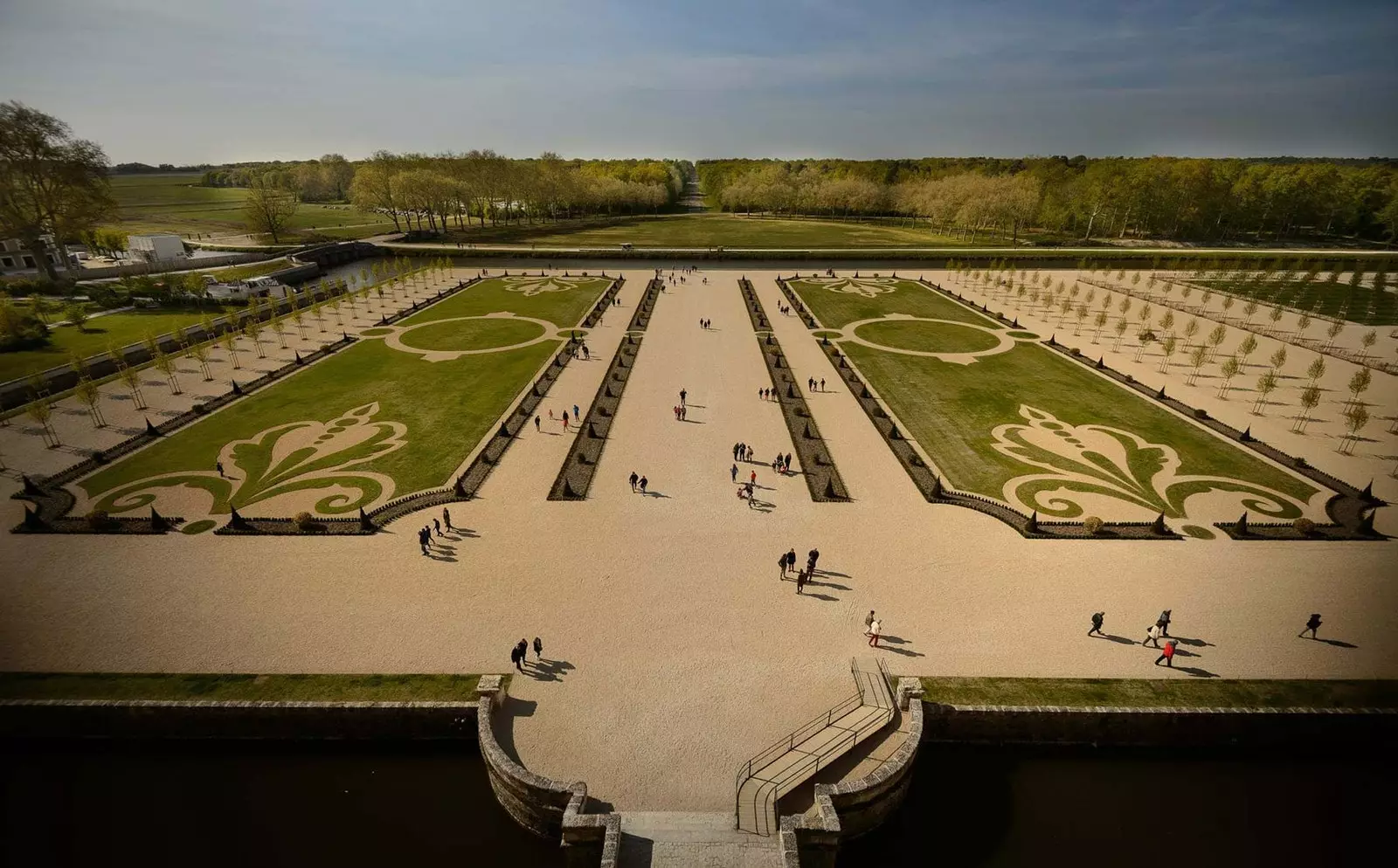 Dëst Loire Schlass mécht e franséische Gaart op