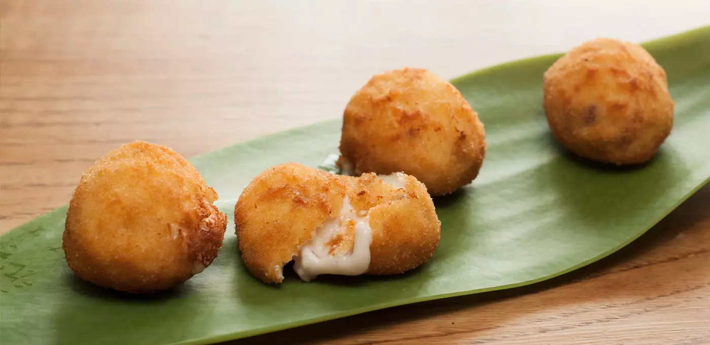 The famous croquettes of the Regueiro restaurant