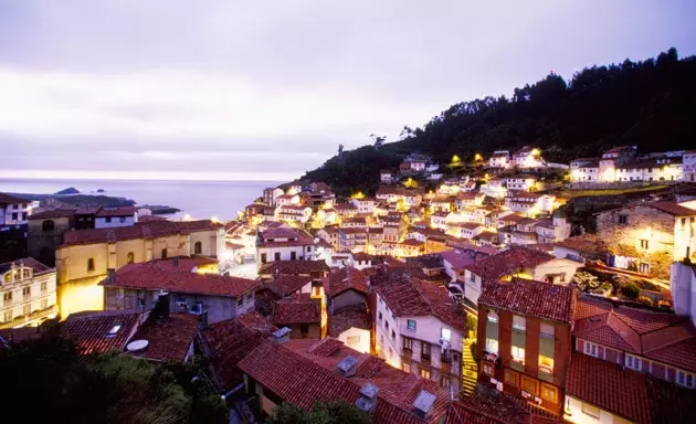 På veien Cudillero Asturias