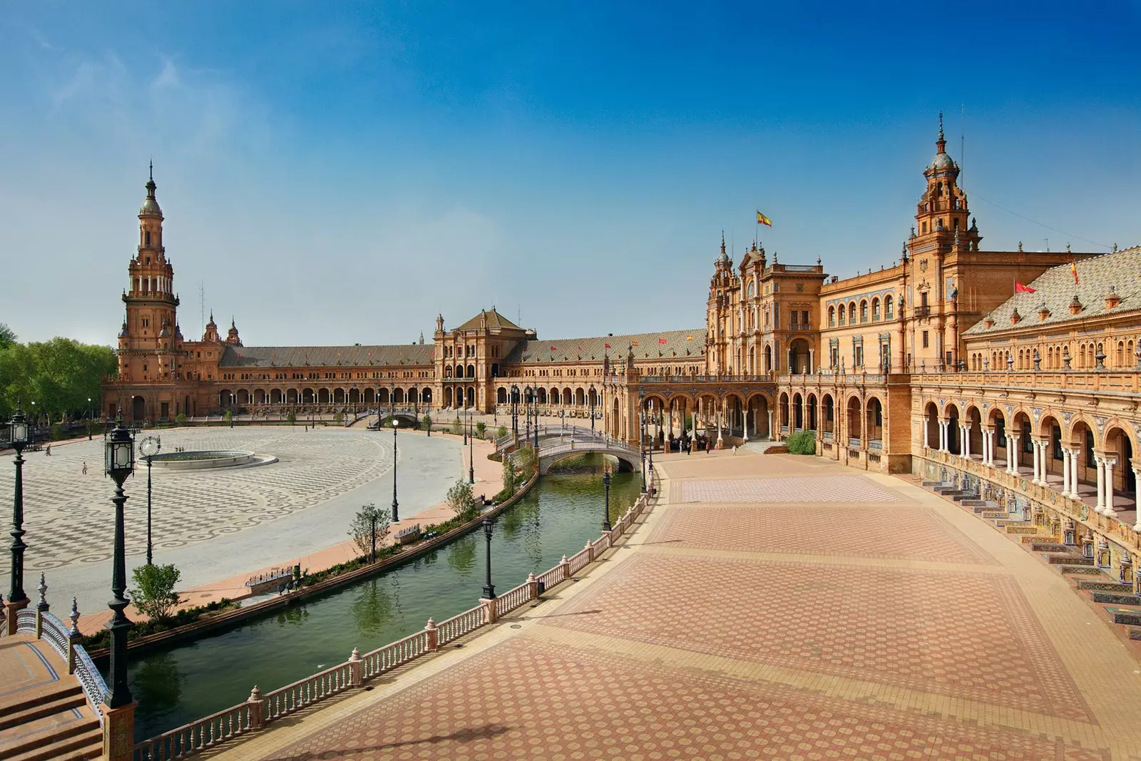 Plaza of Spain i Sevilla