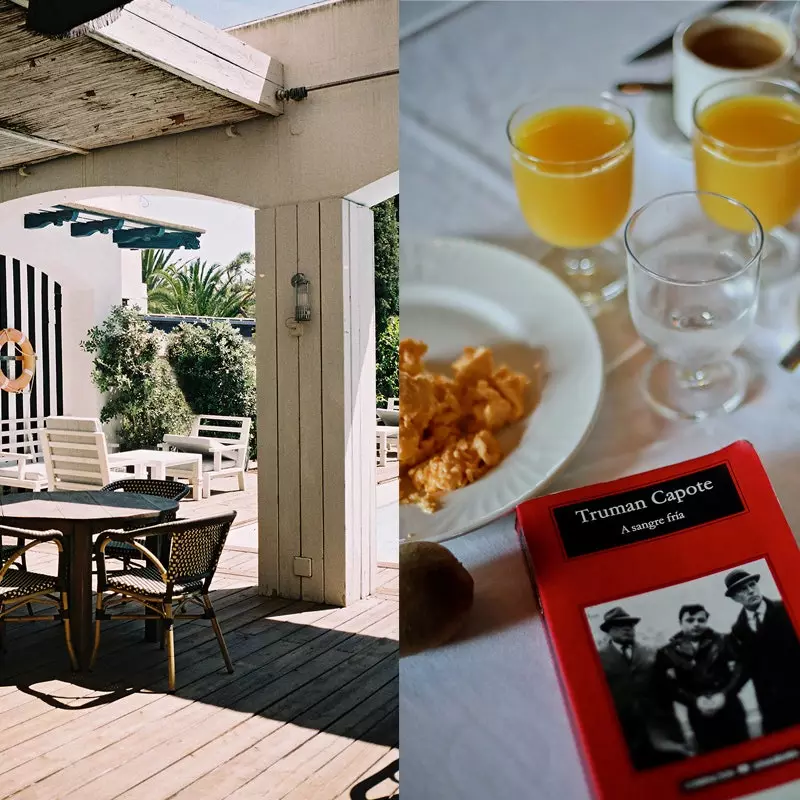 Terrassa i esmorzar a l'Hotel Trías