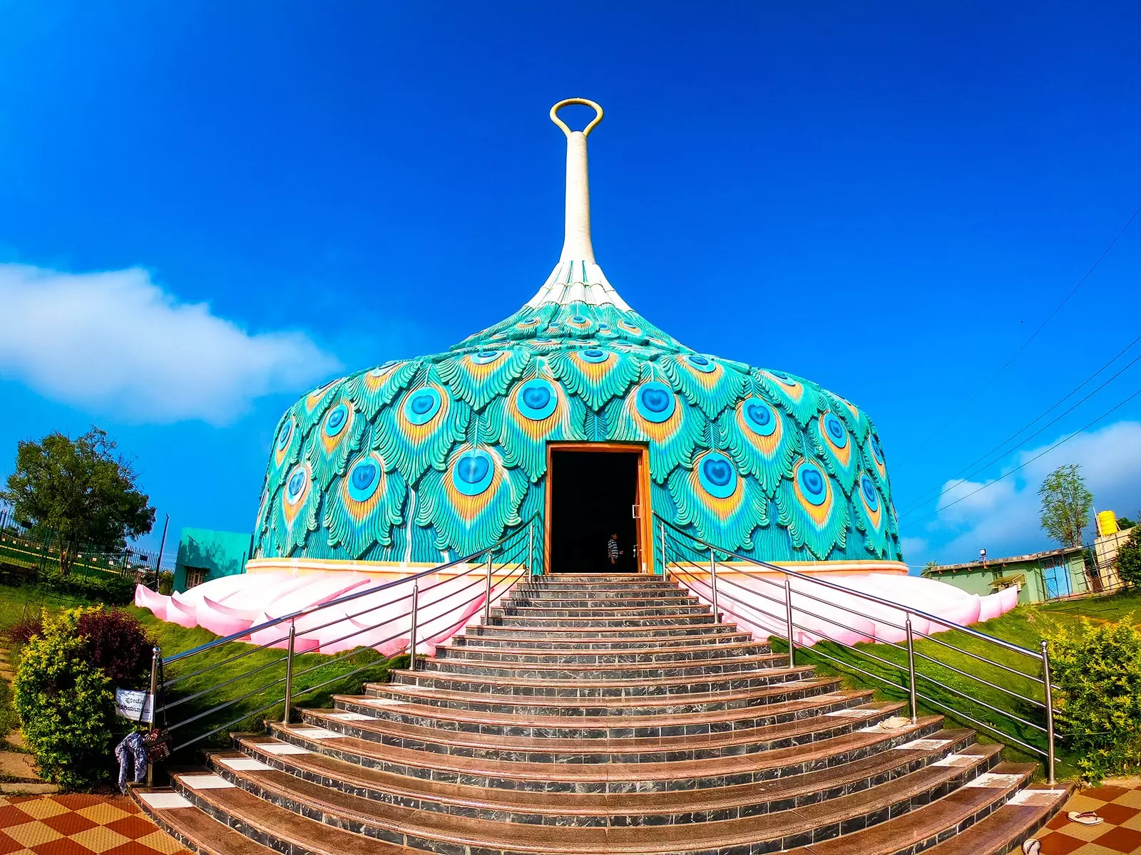 The Peacock Temple in Karnataka