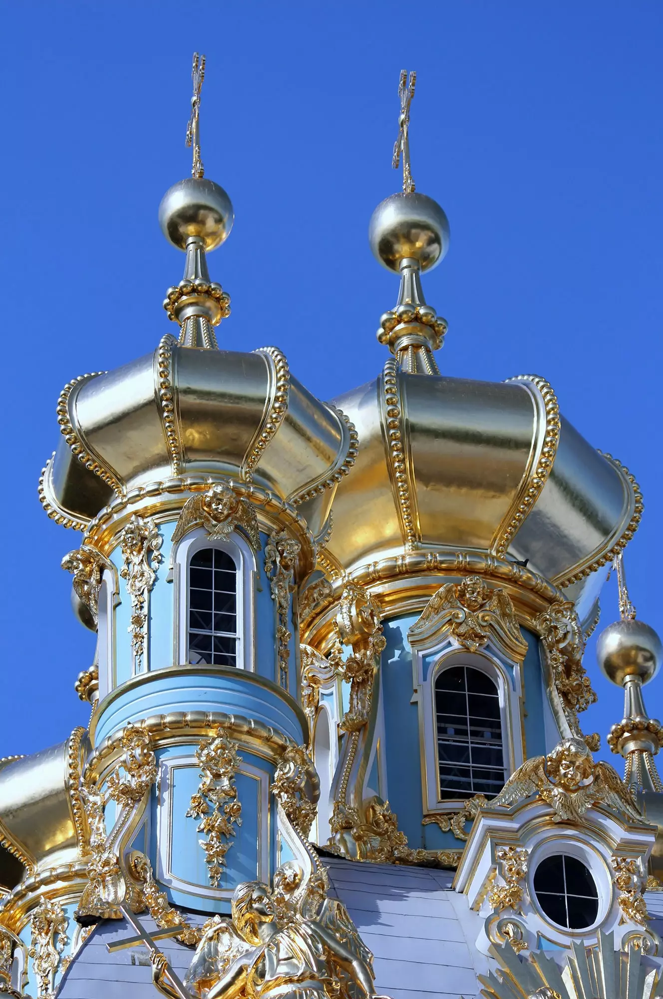 L'opulència del Pavelló de l'Hermitage a Pushkin