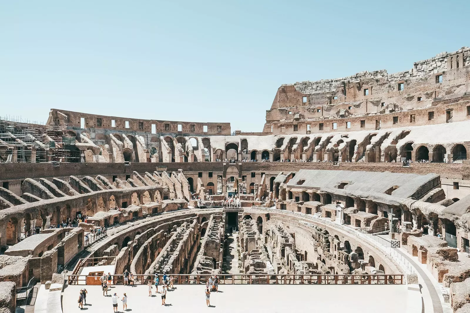 Inside the Roman Colosseum