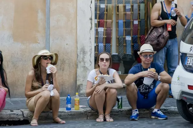 cuisine de rue à Rome