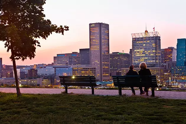 Federal Hill Park in Baltimore