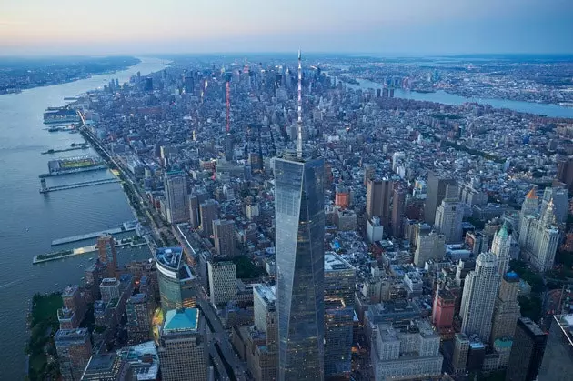 Panoramic view of One World Trade Center