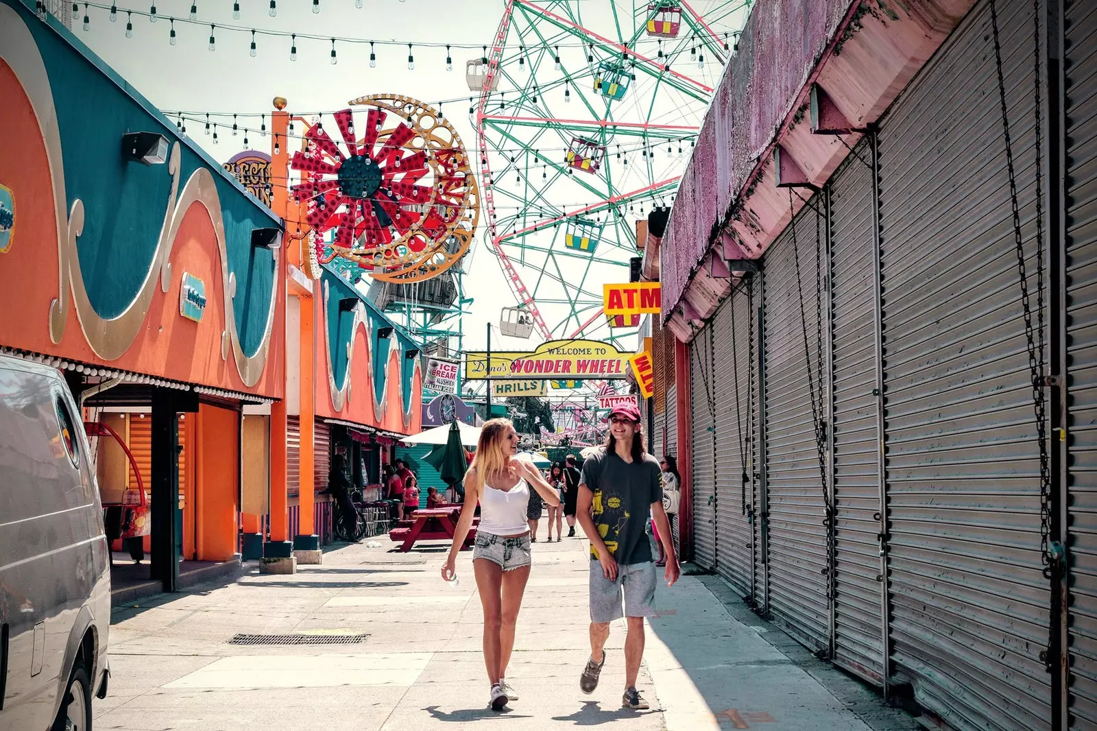 Prófaðu svimann á Coney Island