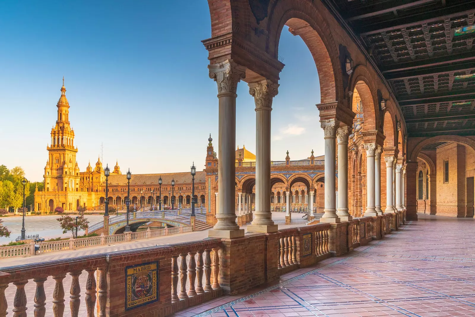 Plaza of Spain í Sevilla