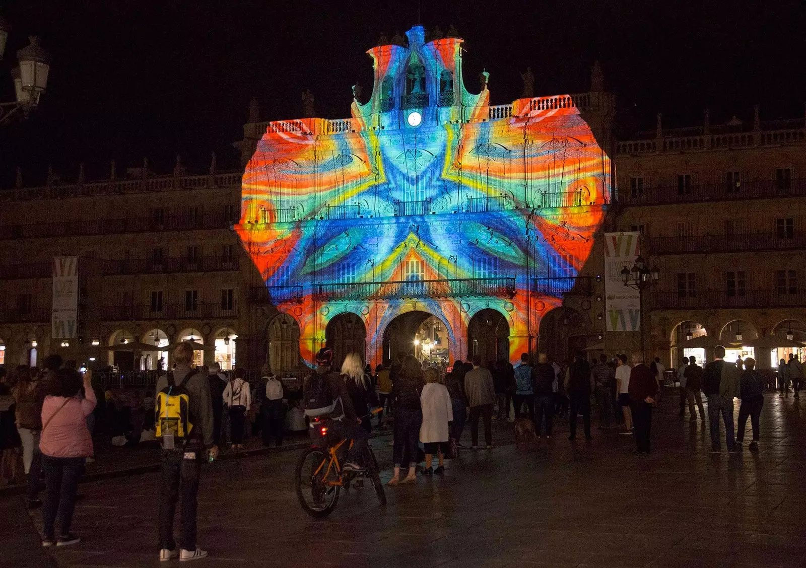 Festival světla a avantgardy na Plaza Mayor de Salamanca 2018