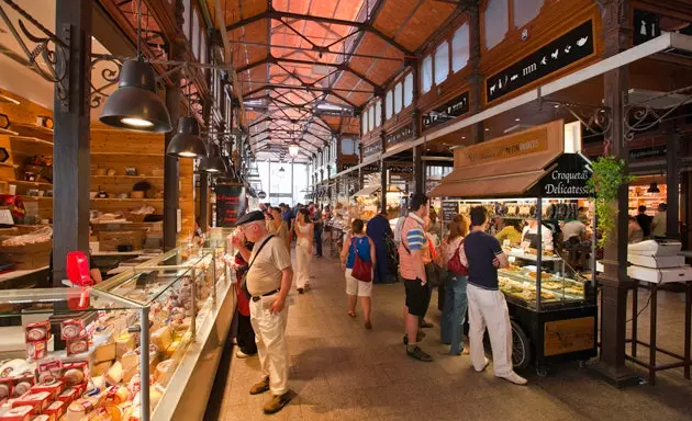 Interior del mercat de San Miguel