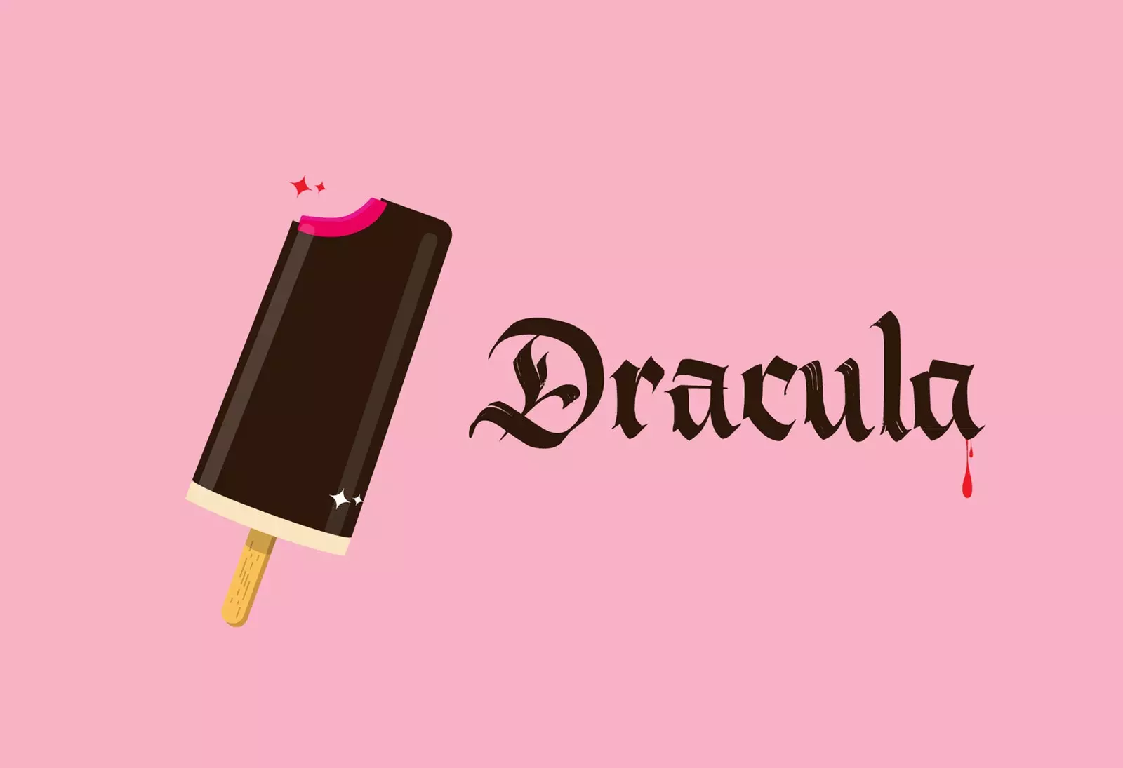 Dracula raspberry ice cream... THE BOMB