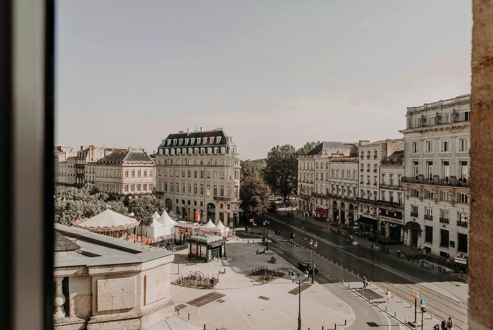 výhľad na InterContinental Bordeaux Le Grand Hotel