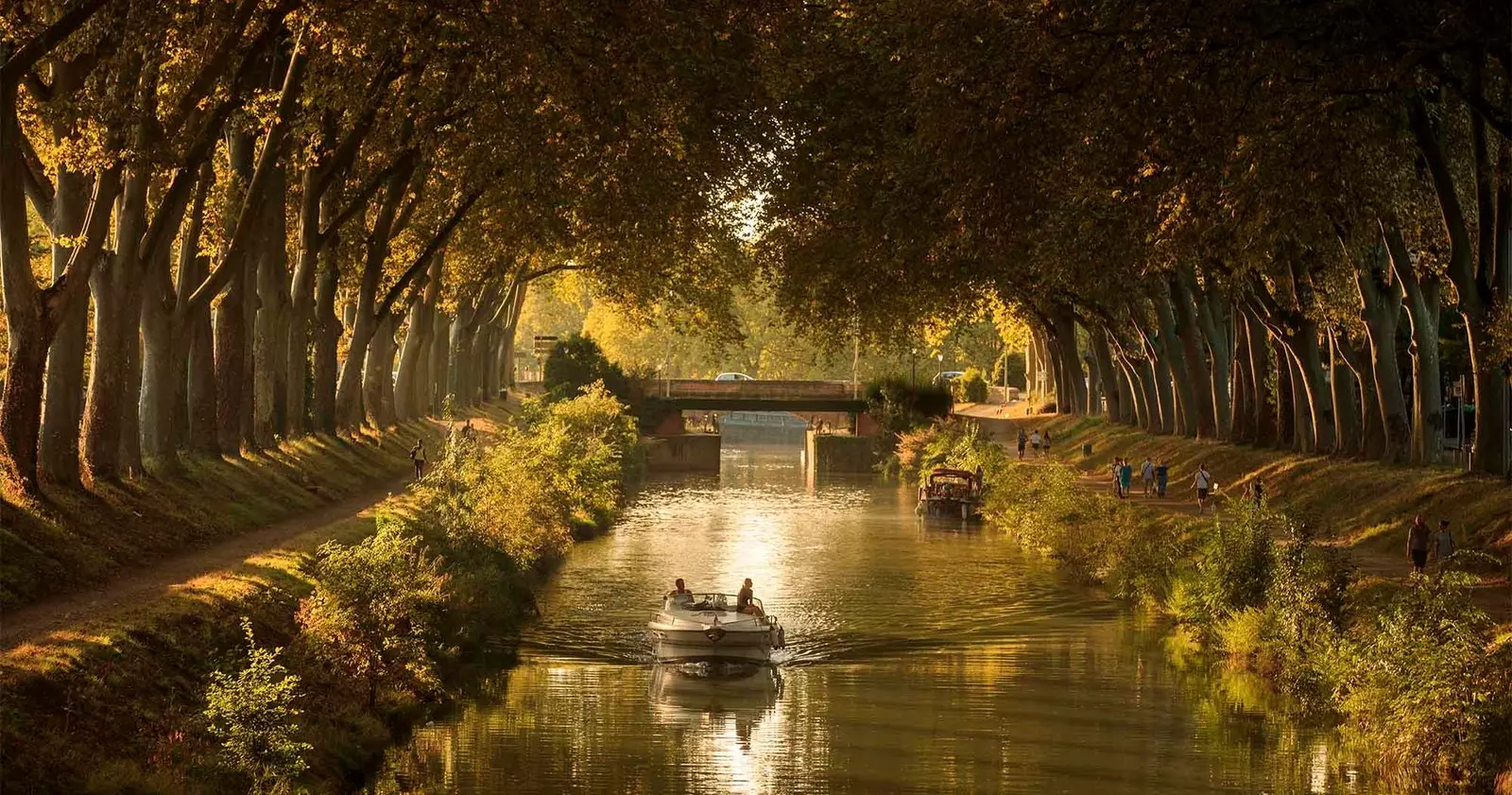 Рамантычны Canal Du Midi