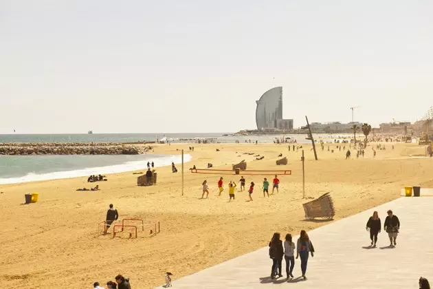 Primavera a praia se altera