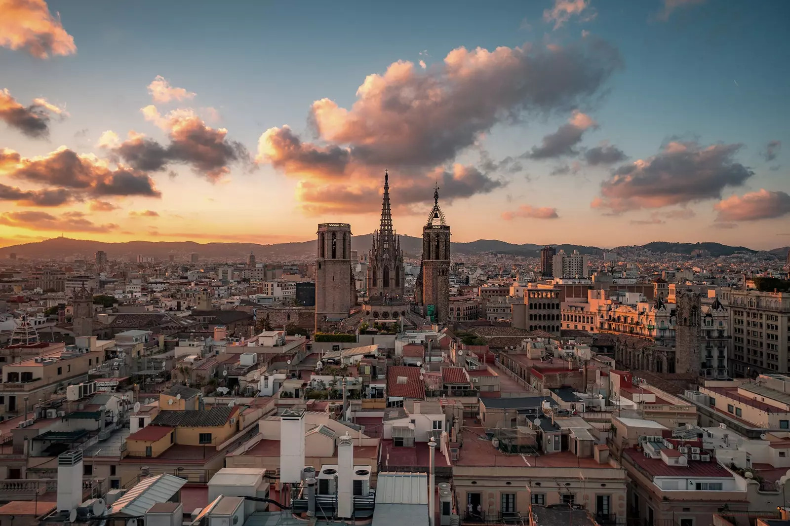 Barcelonas skyline