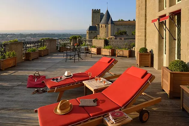 Koppla av på Hôtel de la Cit i Carcassonne