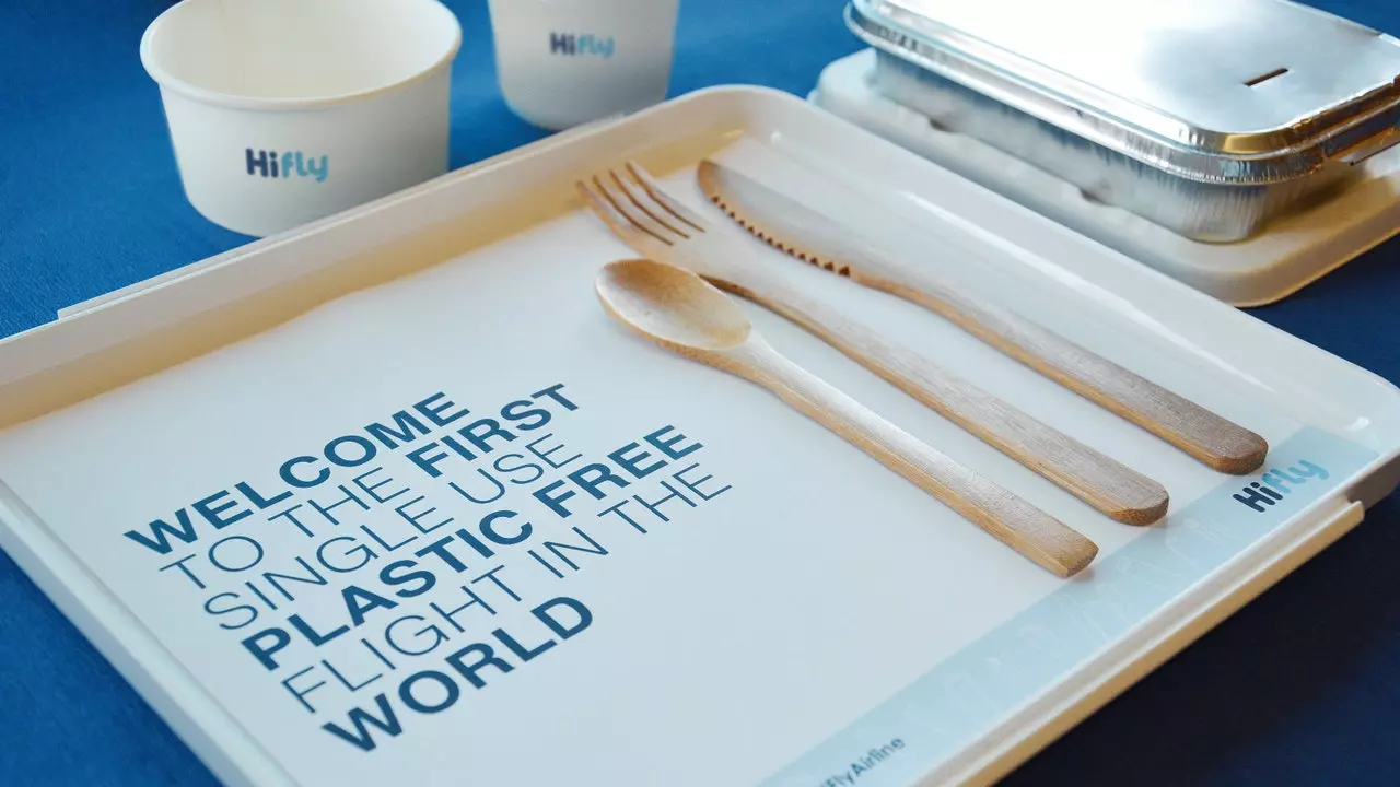 Hi Fly, the first plastic-free airline is born