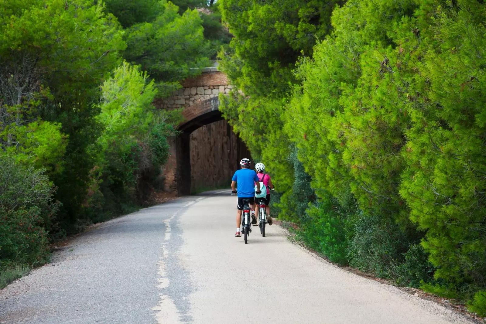 Ciclistes a Castelló