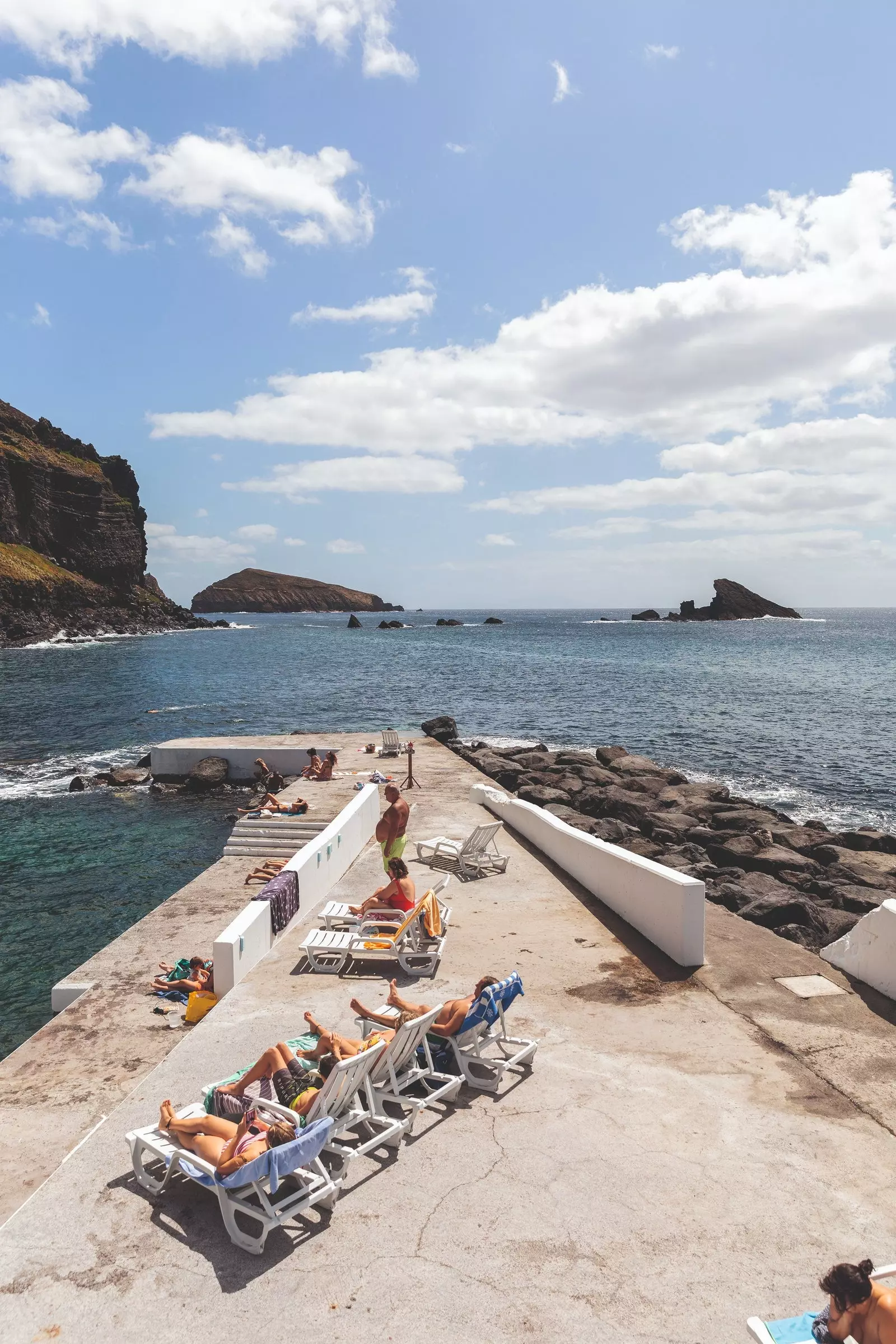 Piscina naturală Carapacho din Graciosa.