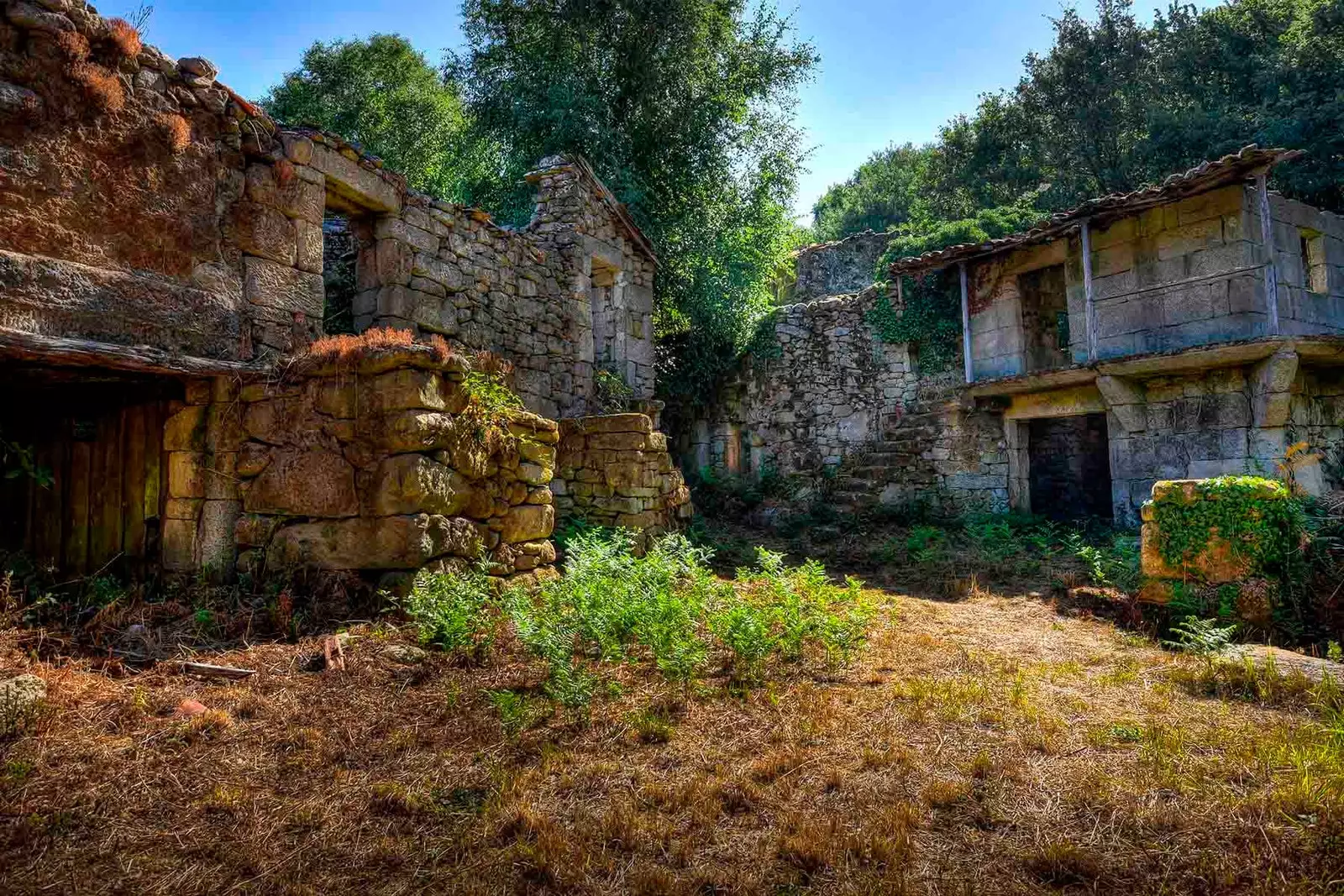 Villaggio abbandonato in Galizia