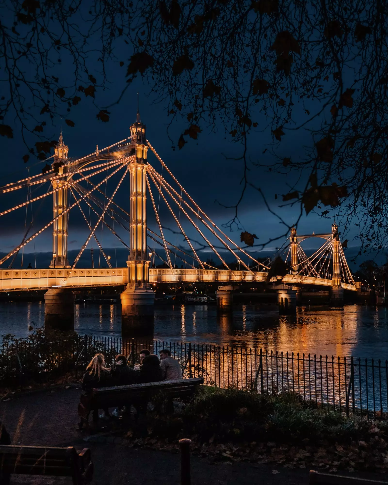 Albert Bridge Londër.