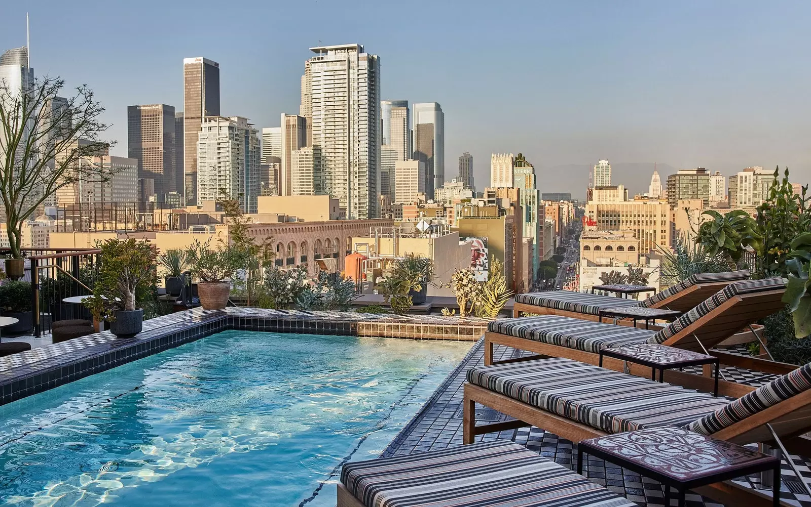 Downtown L.A. Proper Hotel Rooftop