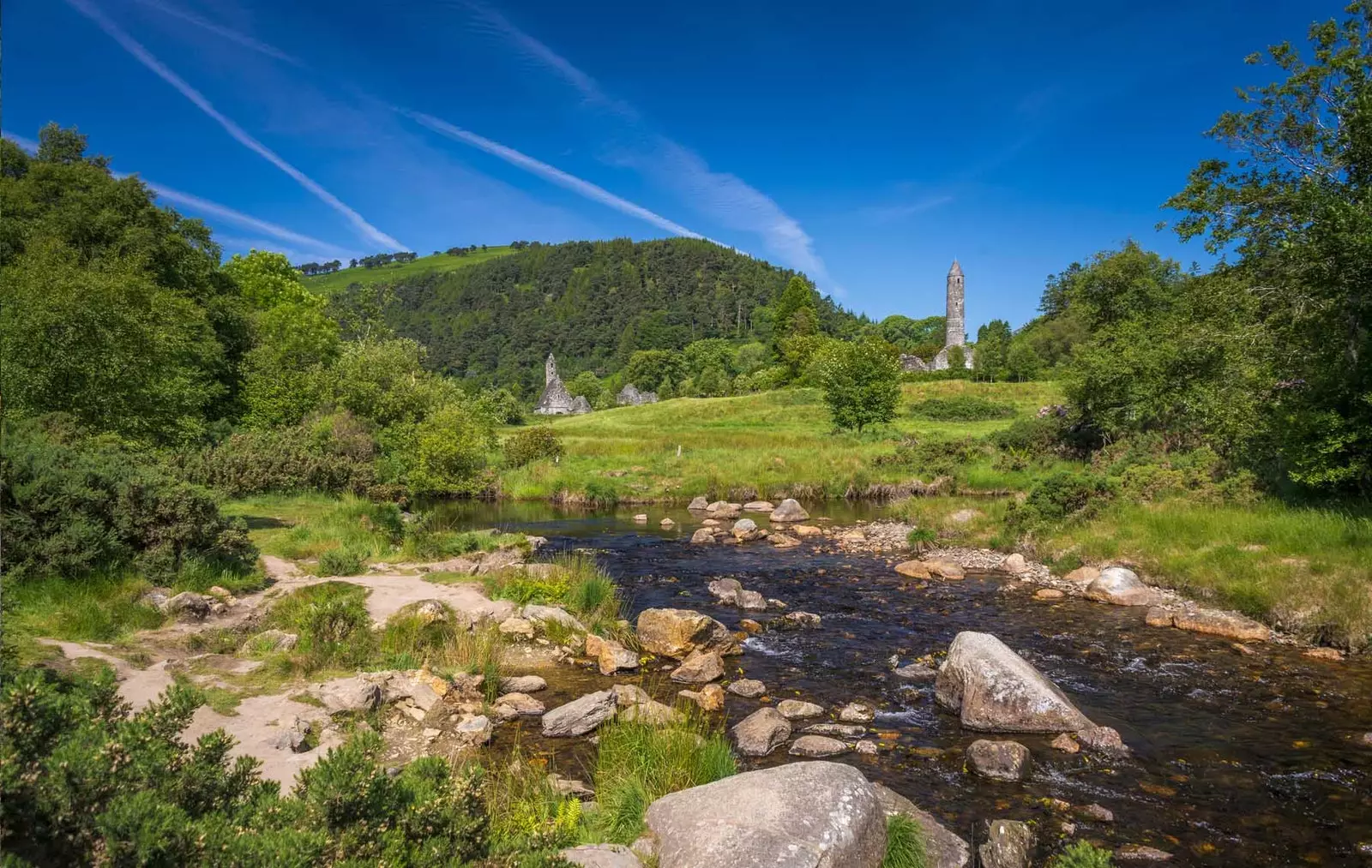 As ruínas de Glendalough