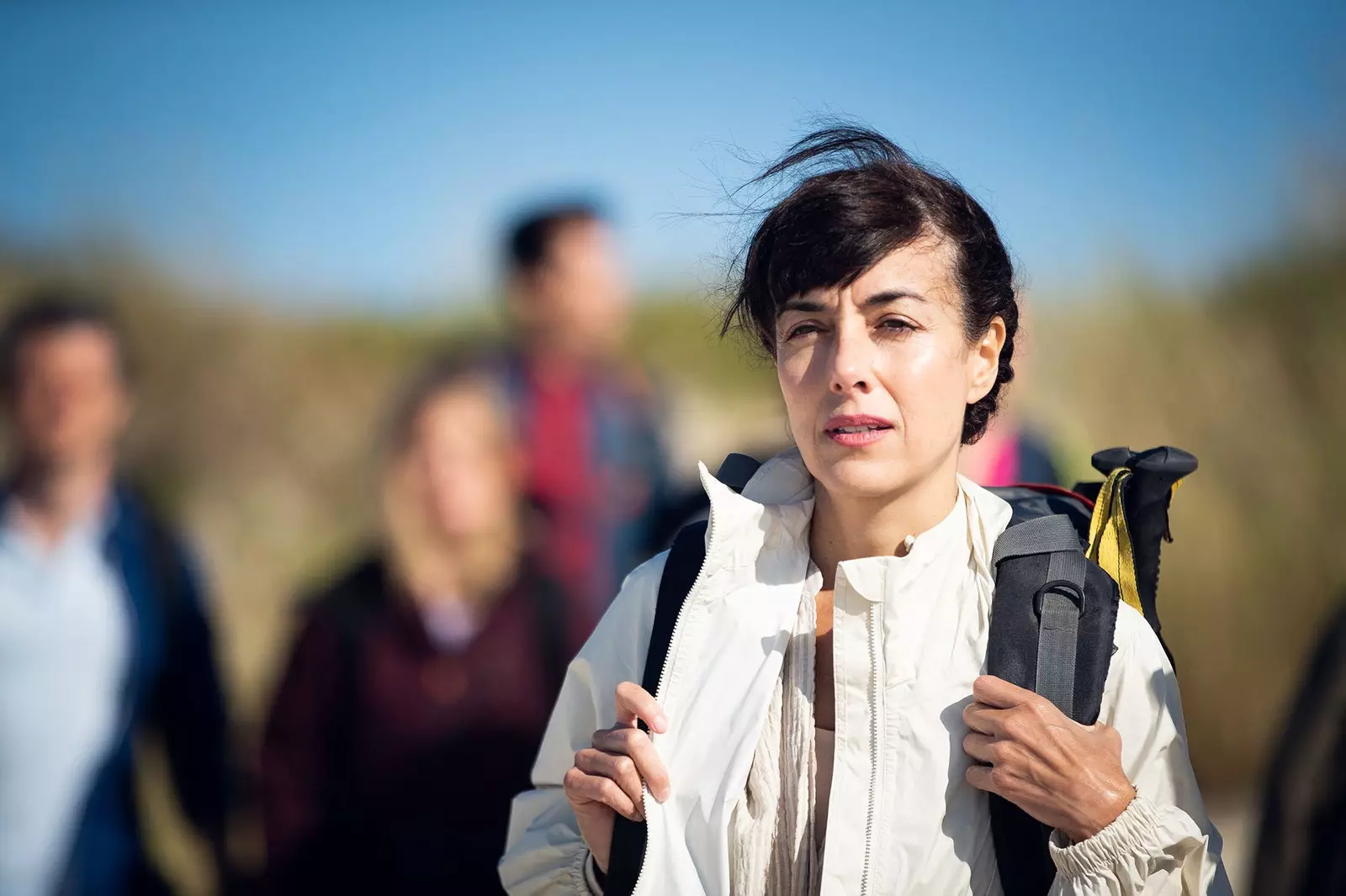 Cecilia Surez en una de les escenes de la sèrie '3 Caminos'