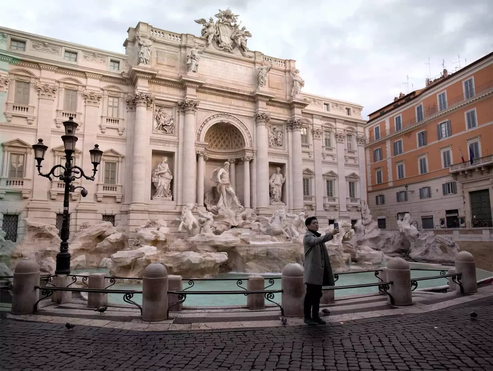 The Fontana di Trevi the most complicated image of the series