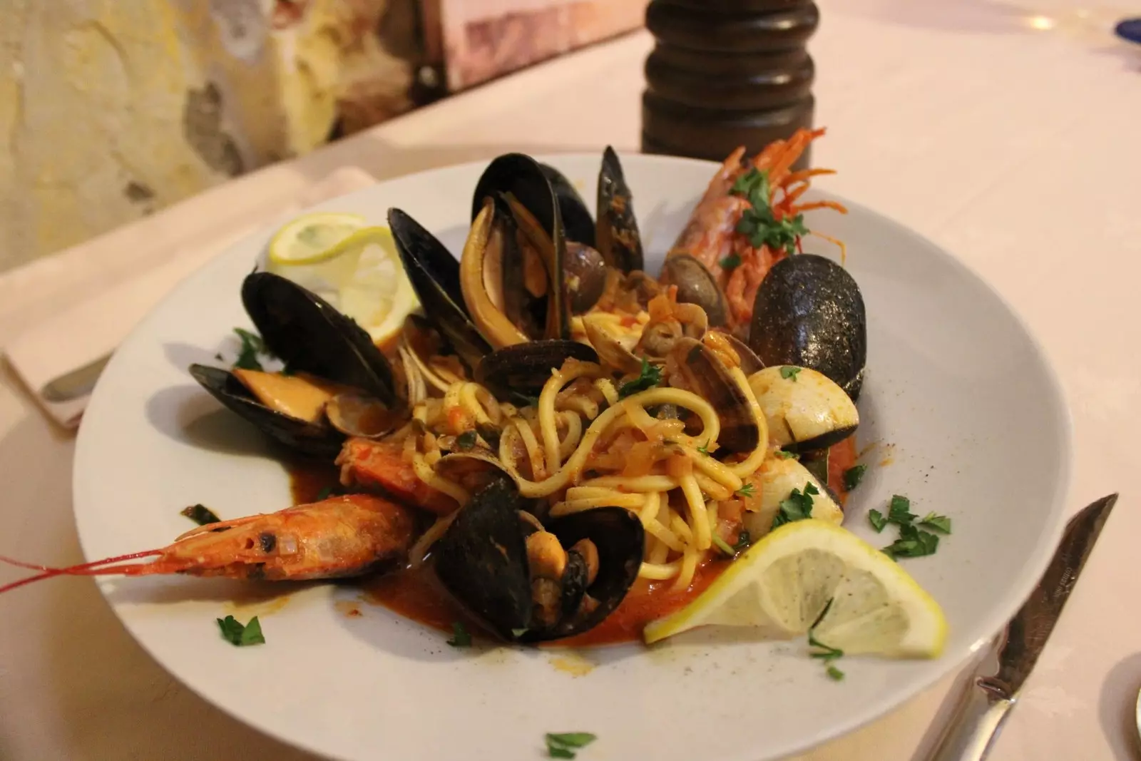 Spaghetti frutti di mare