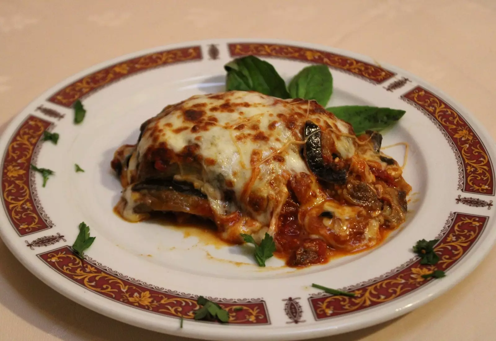 Aubergine parmigiana