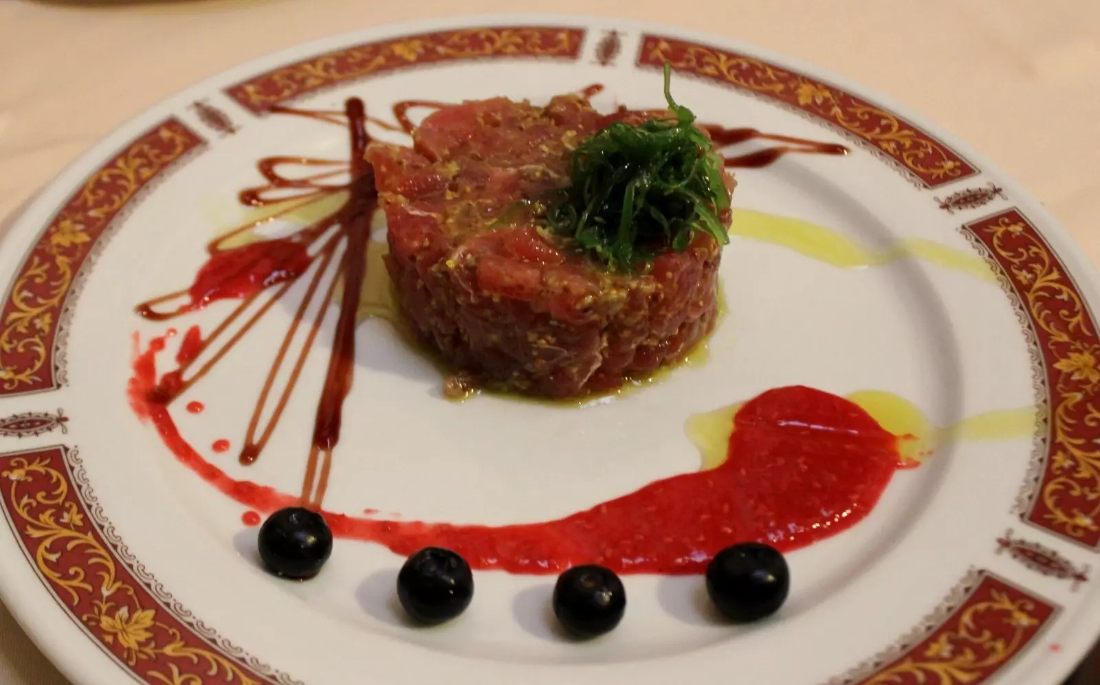 Tartare tuna merah