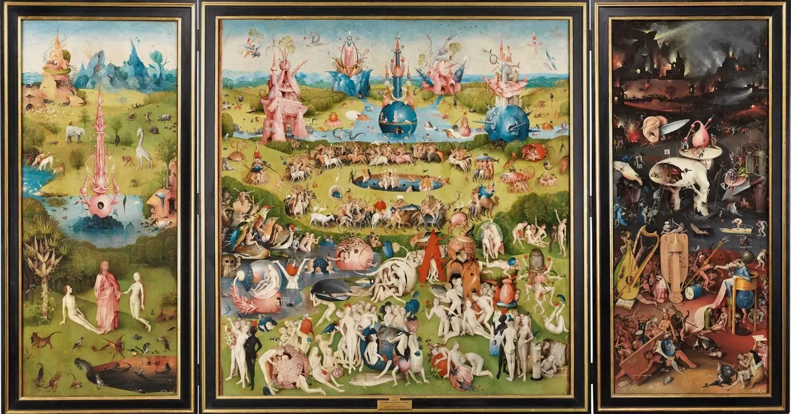 Hieronymus Bosch 'Triptych of the Garden of Earthly Delights'