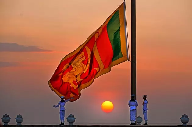 srilankanske flag