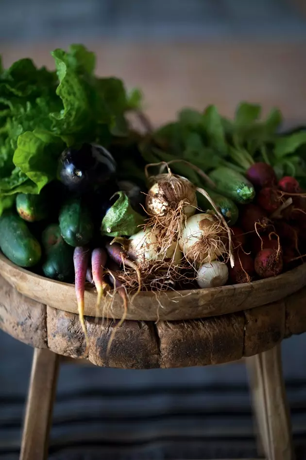 As cestas de frutas e legumes de La Granja