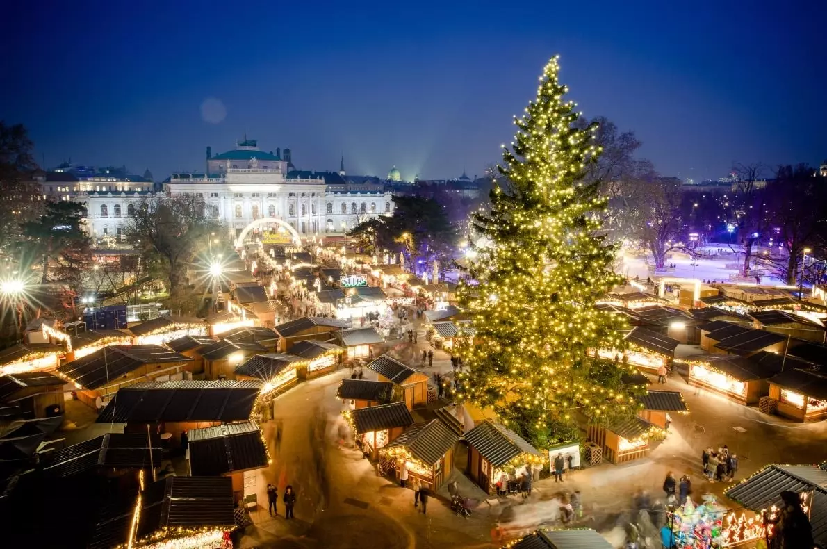 Pasar Krismas di Vienna