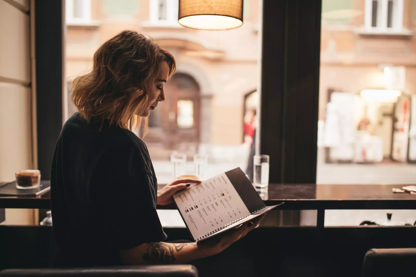 Restaurant menu