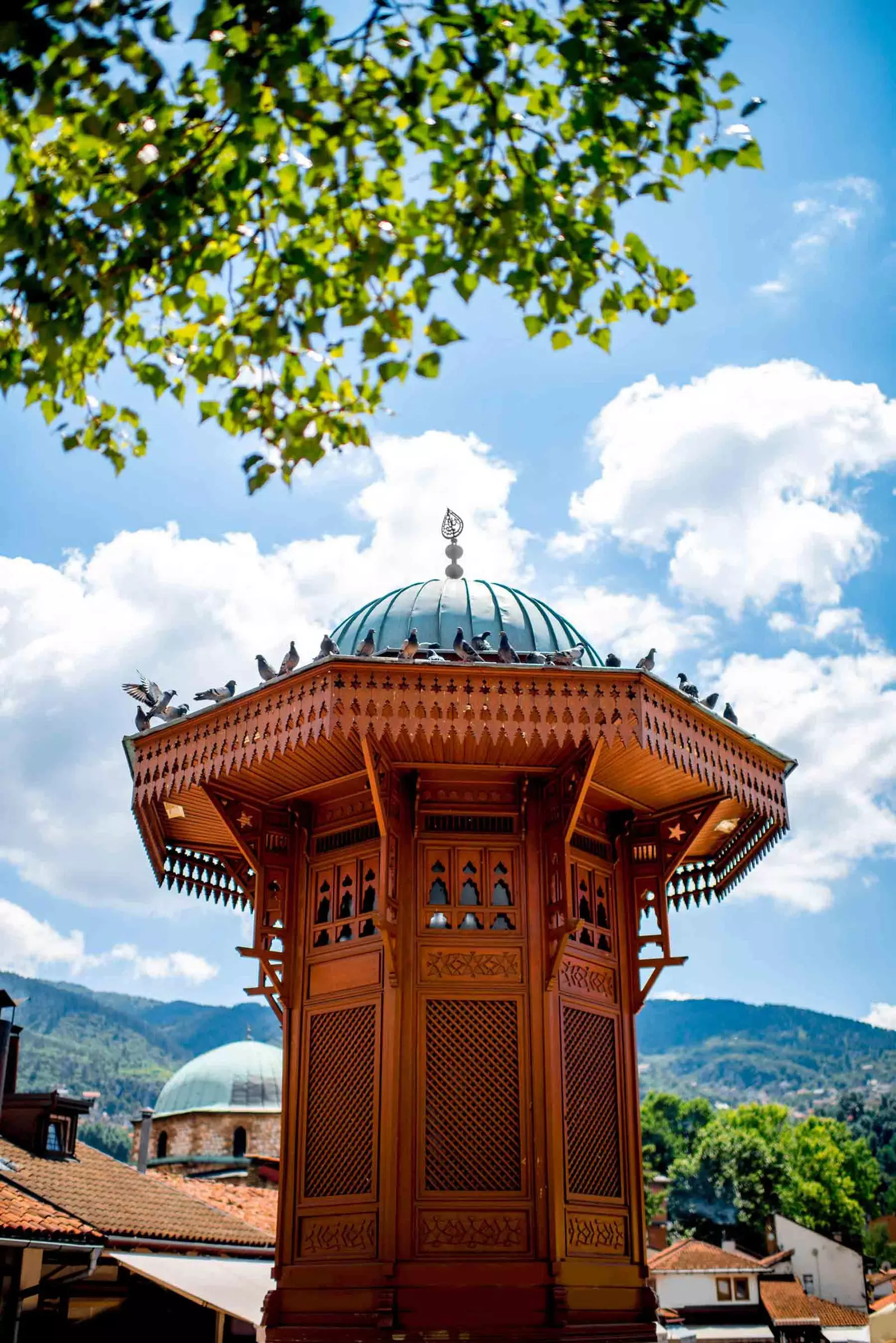 Đài phun nước ở Sarajevo