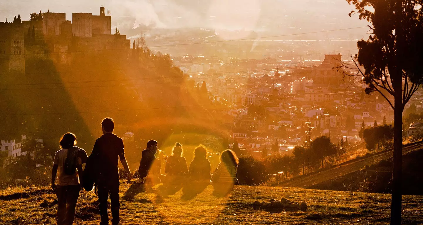 Sonnenënnergang zu Granada