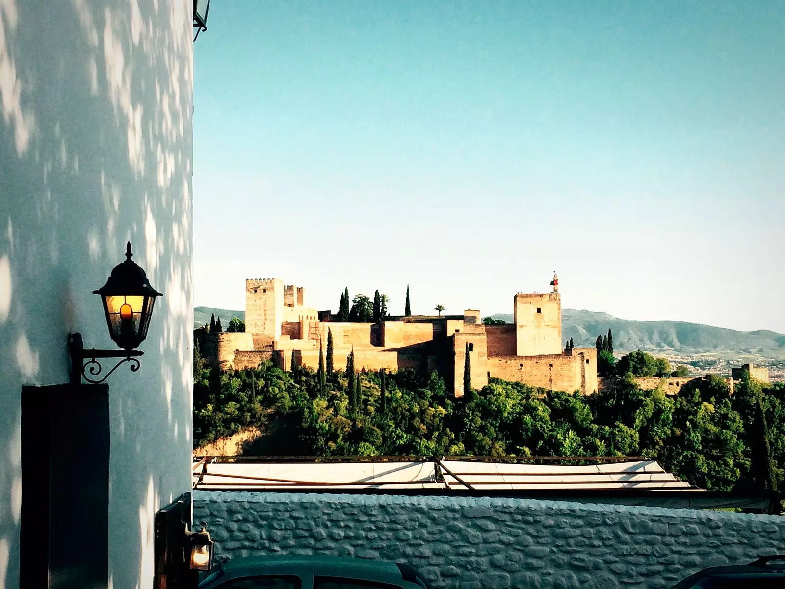 Vue op d'Alhambra vum Albaicín