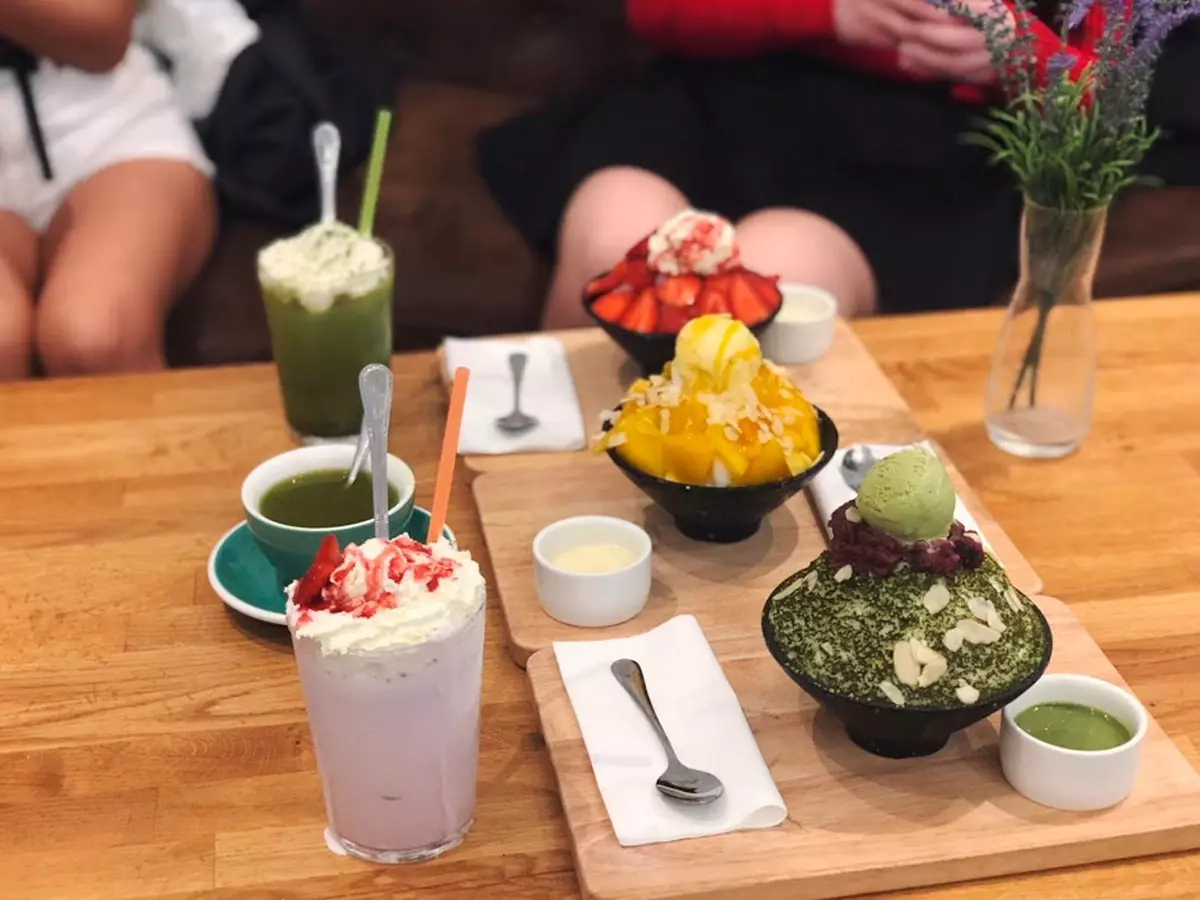 Bing Bing кафесинде Bingsu