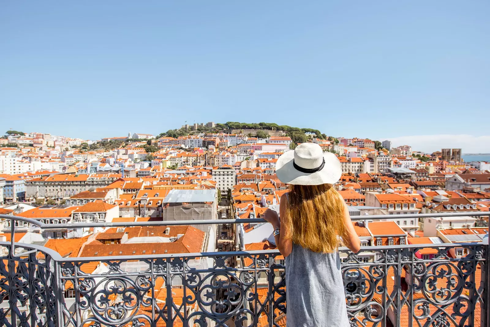 Het licht in Lissabon weer een inwoner