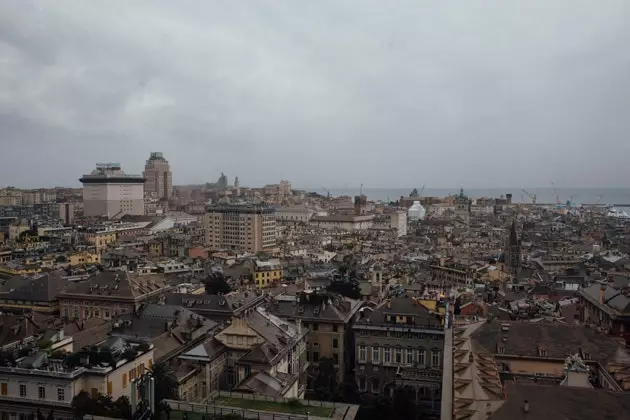 Vistas do elevador para Spianata Castelletto