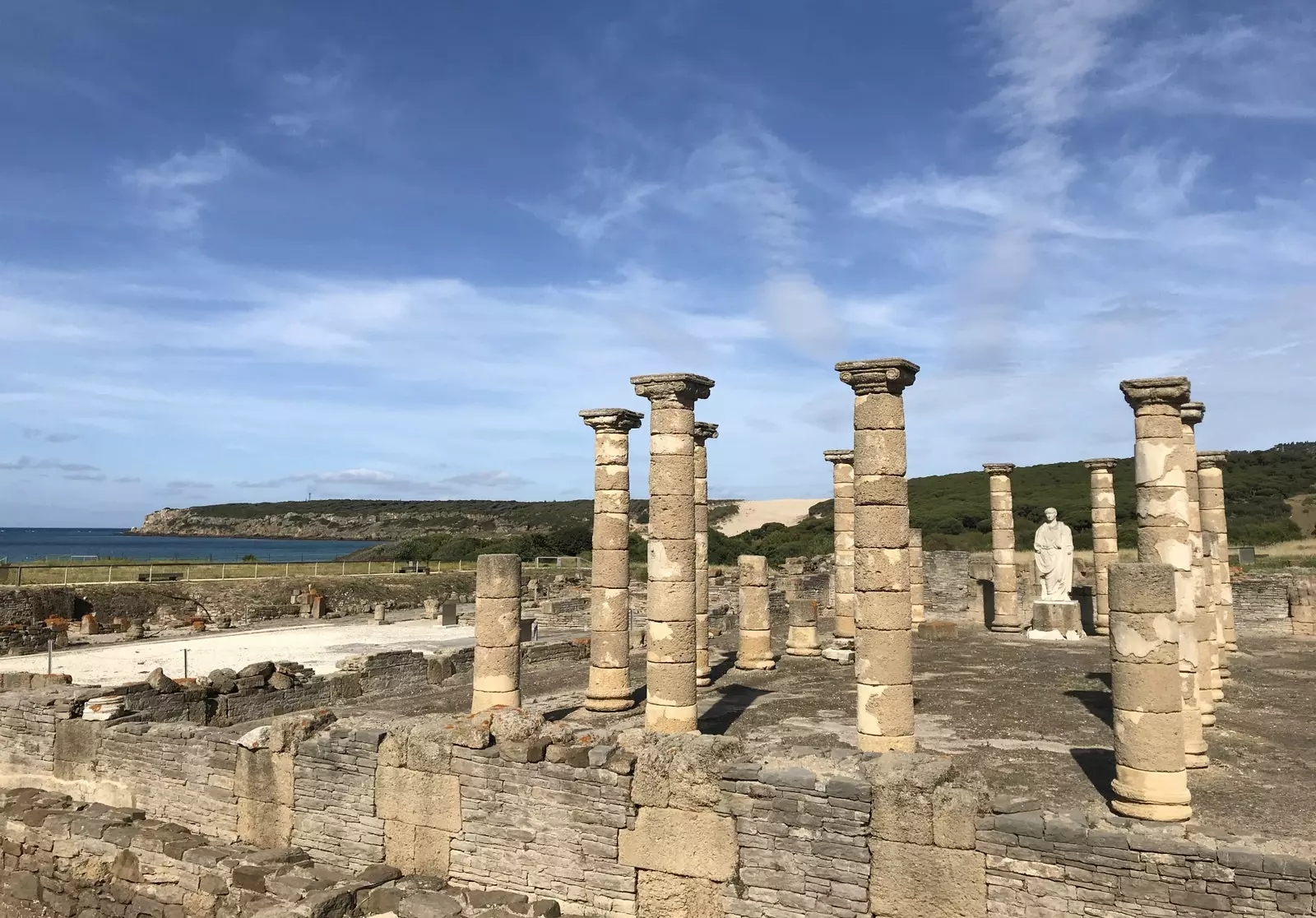 Less than 60 kilometers from Conil are the Roman ruins of Baelo Claudia.