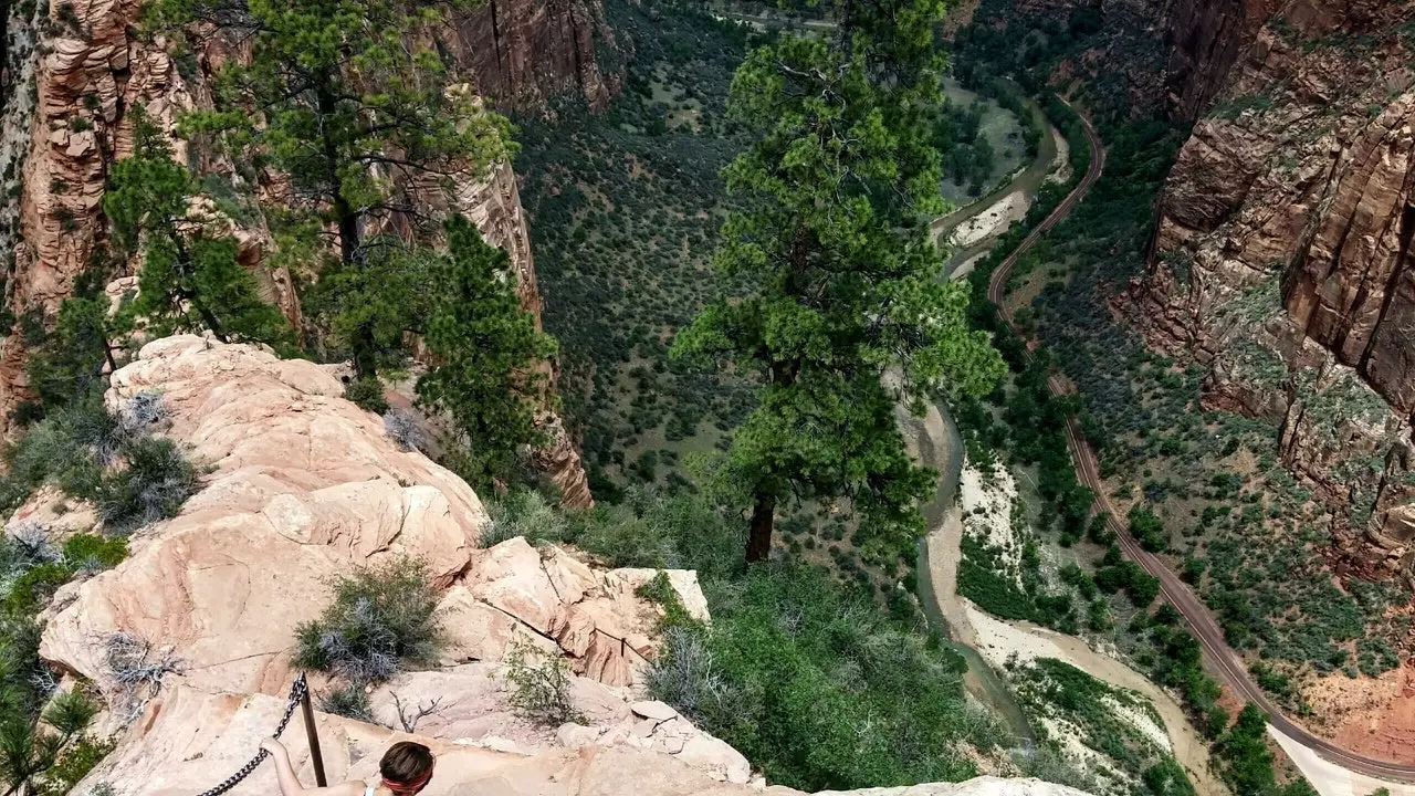 You will need a permit to travel the dangerous Angels Landing route in Zion National Park