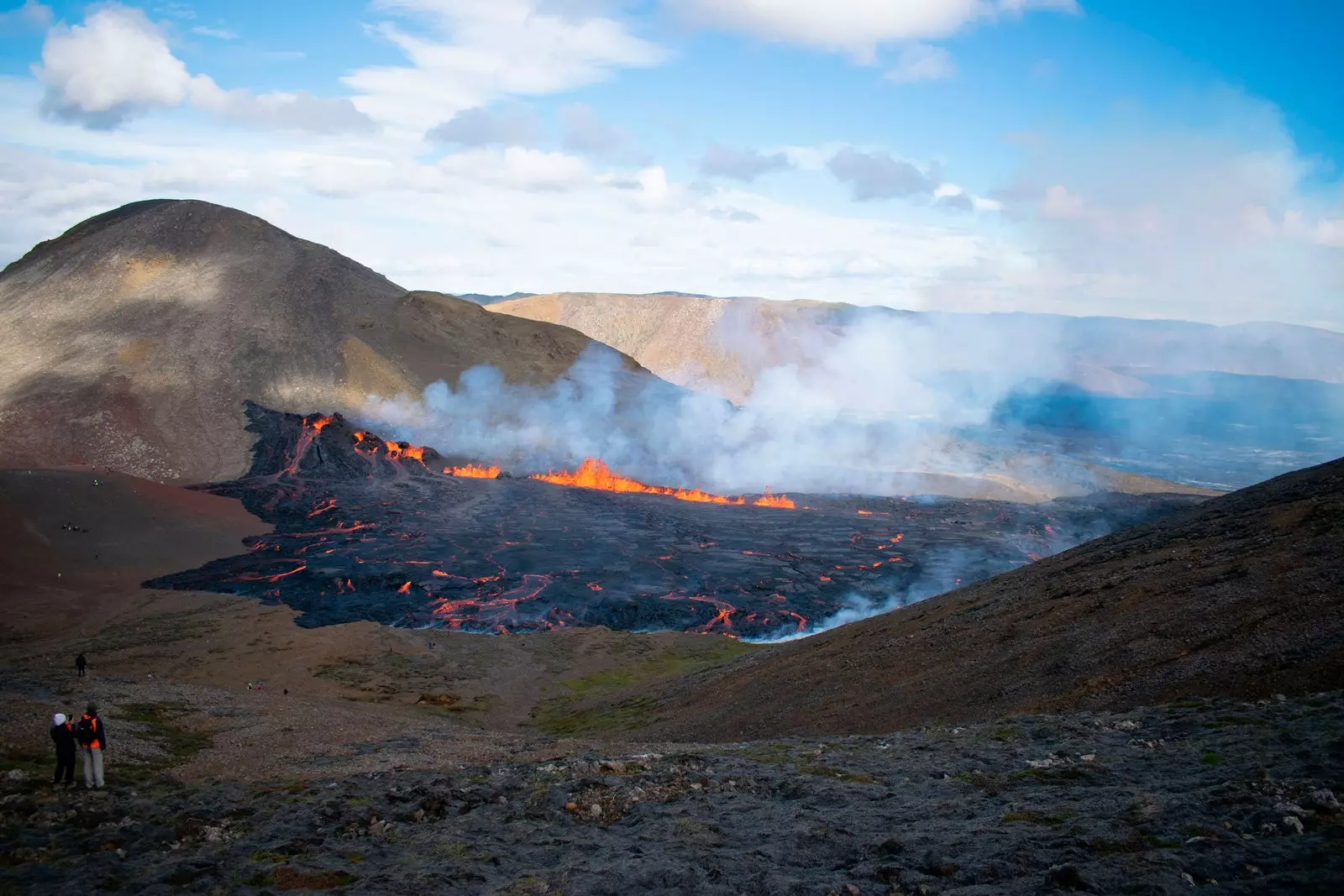 Wulkan Fagradalsfjall Islandia