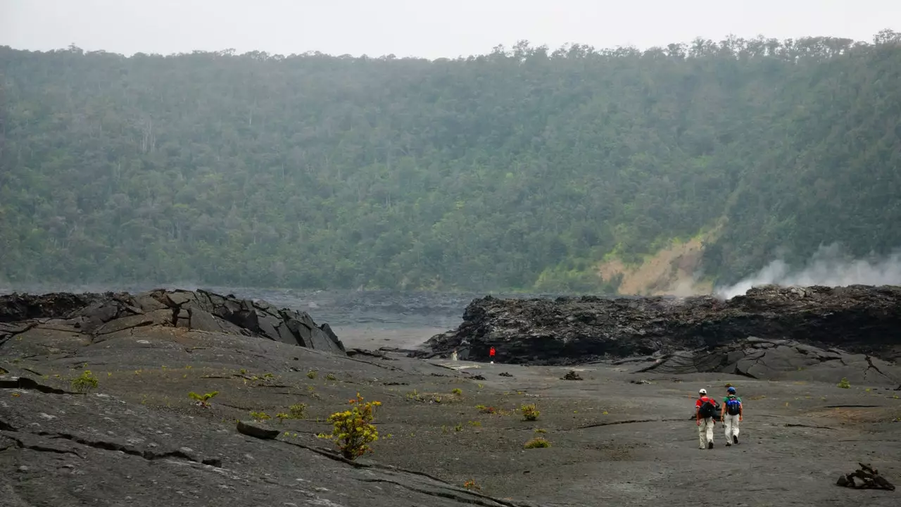 ハワイ、火山噴火から 1 年後にキラウエア イキ トレイルを再開